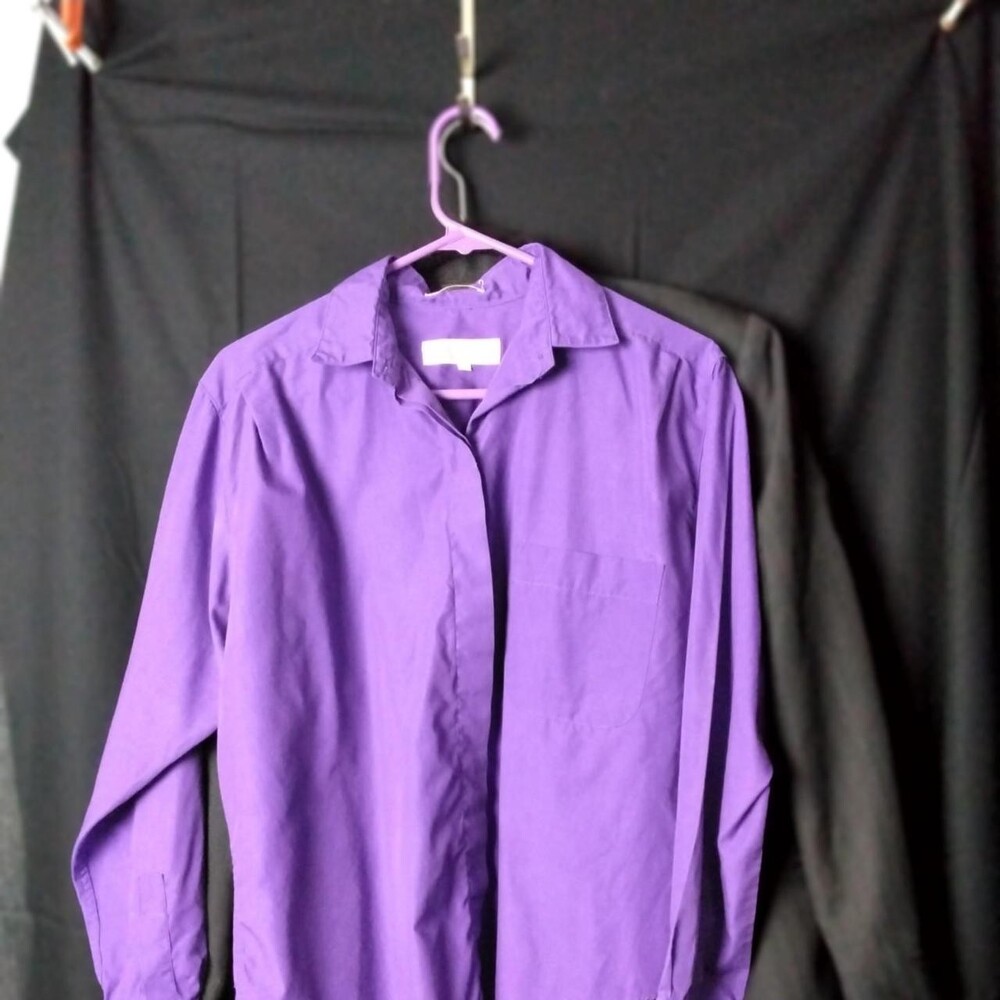 John Henry Purple Button Up Shirt